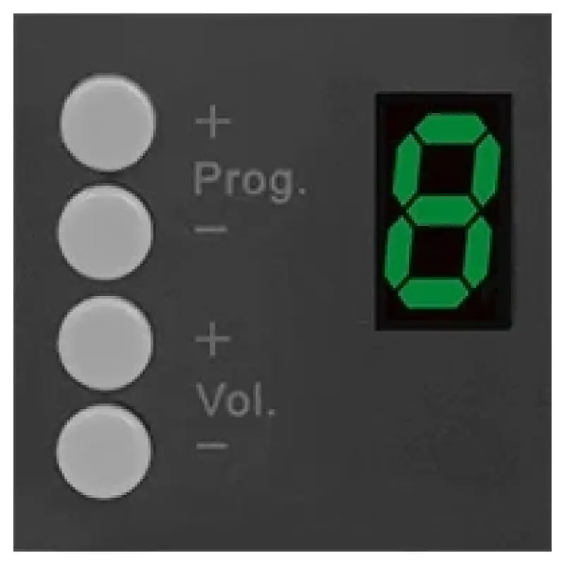 Audac MWX45 Black MTX Wall Panel Controller
