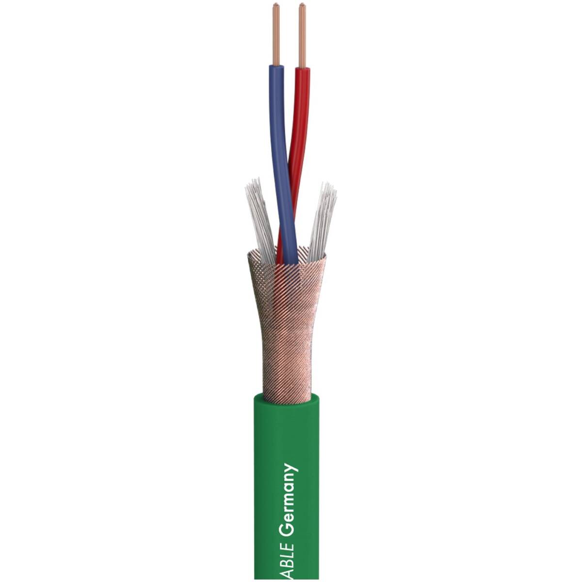 Sommer Cable SOM-200-0004 Microphone Cable Stage 22 Highflex; 2 x 0,22 sq. mm; PVC 6,40 mm; Green - Image 2