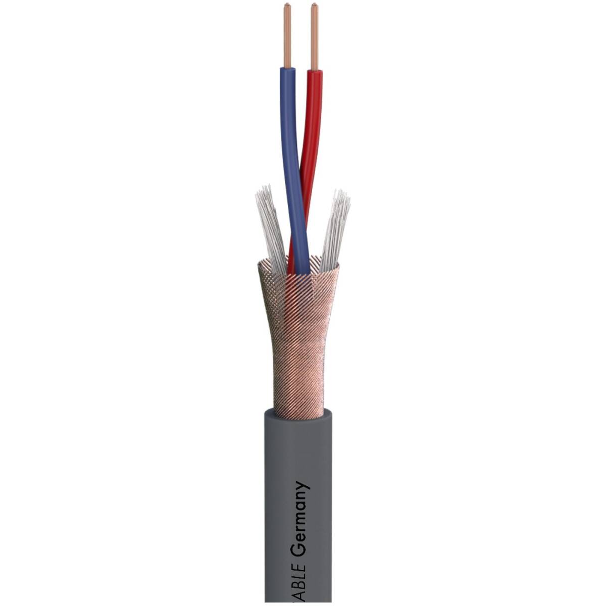 Sommer Cable SOM-200-0006 Microphone Cable Stage 22 Highflex; 2 x 0,22 sq. mm; PVC 6,40 mm; Grey - Image 2