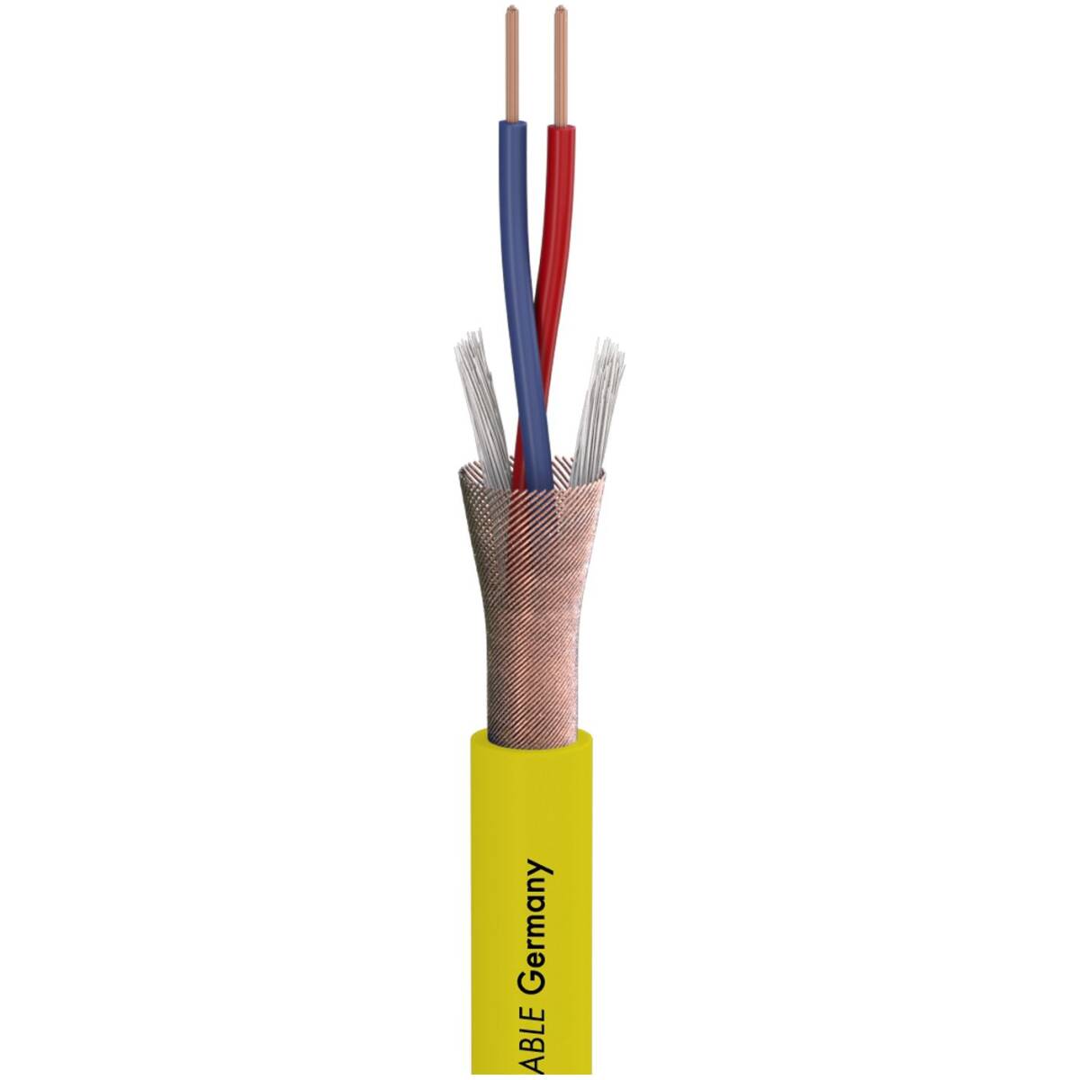 Sommer Cable SOM-200-0007 Microphone Cable Stage 22 Highflex; 2 x 0,22 sq. mm; PVC 6,40 mm; Yellow - Image 2