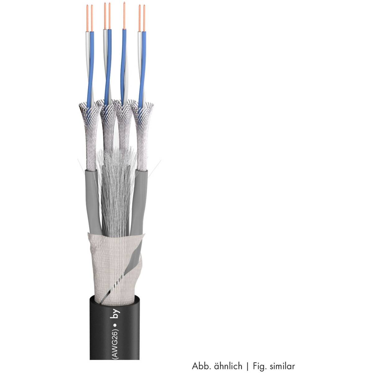 Sommer Cable SOM-100-0451-08 Multipair SC-Quantum QMC; S-PVC; black | 2 x 0,14 sq. mm x number of pairs | 04 - Image 2