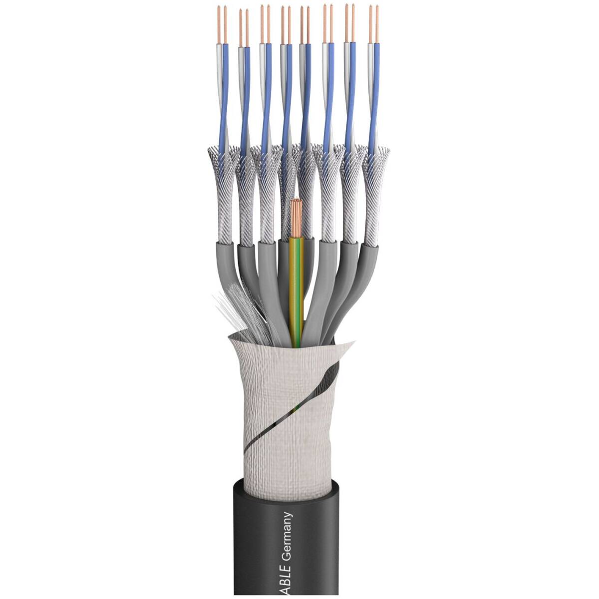 Sommer Cable SOM-100-0451-08 Multipair SC-Quantum QMC; S-PVC; Black | 2 x 0,14 sq. mm x Number Of Pairs | 08 - Image 2