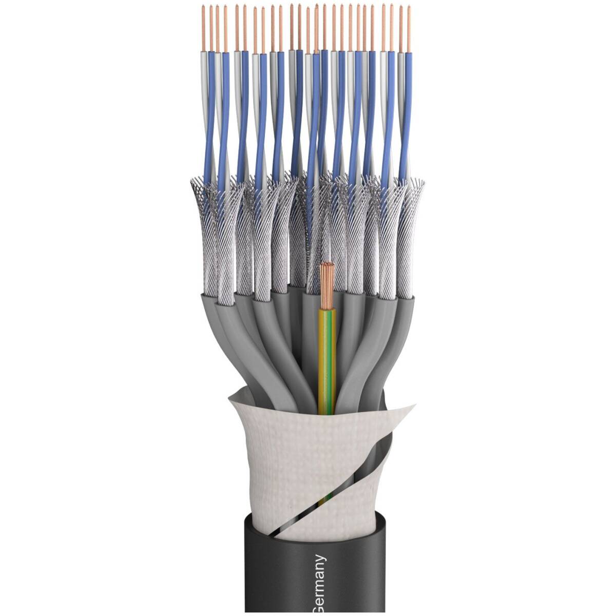 Sommer Cable 100-0451-12 Multipair SC-Quantum QMC; S-PVC; Black | 2 x 0,14 sq. mm x Number Of Pairs | 12 - Image 2