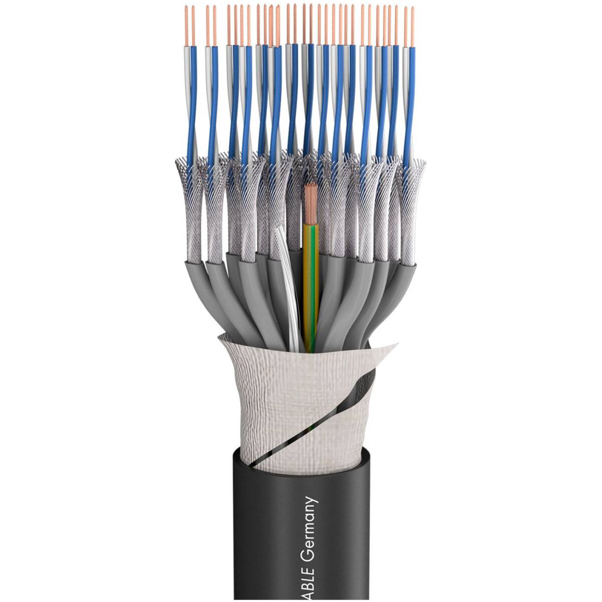 Sommer Cable SOM-100-0451-16 Multipair SC-Quantum QMC; S-PVC; Black | 2 x 0,14 sq. mm x Number Of Pairs | 16 - Image 2
