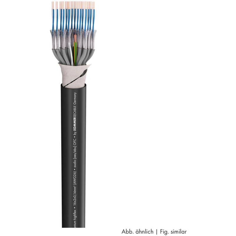 Sommer Cable SOM-100-0451-24 Multipair SC-Quantum QMC; S-PVC; Black | 2 x 0,14 sq. mm x Number Of Pairs | 24