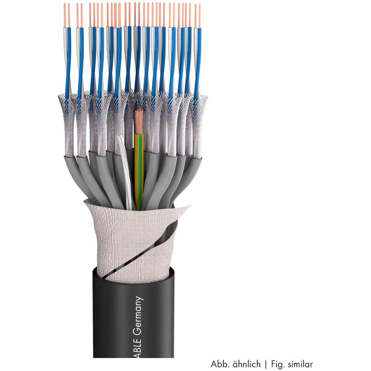 Sommer Cable SOM-100-0451-32 Multipair SC-Quantum QMC; S-PVC; Black | 2 x 0,14 sq. mm x Number Of Pairs | 32 - Image 2