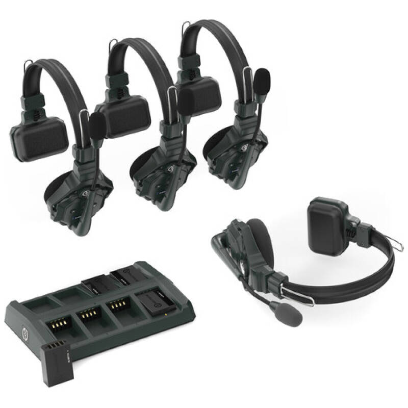 Hollyland Solidcom C1-4S Full-Duplex Wireless DECT Intercom System