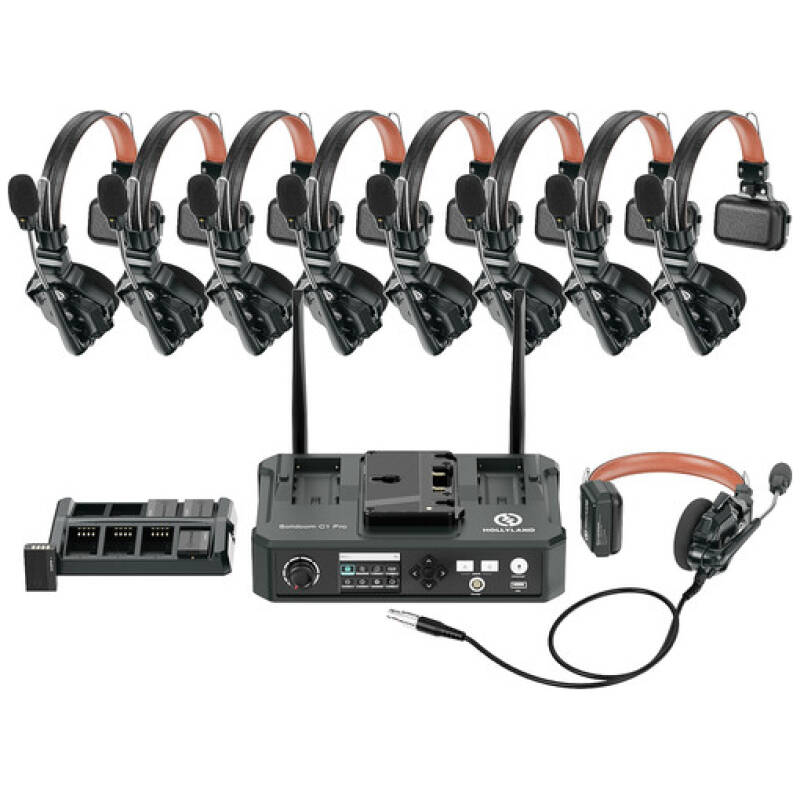Hollyland Solidcom C1 Pro-Hub8S ENC 9-Person Full-Duplex Wireless Intercom System