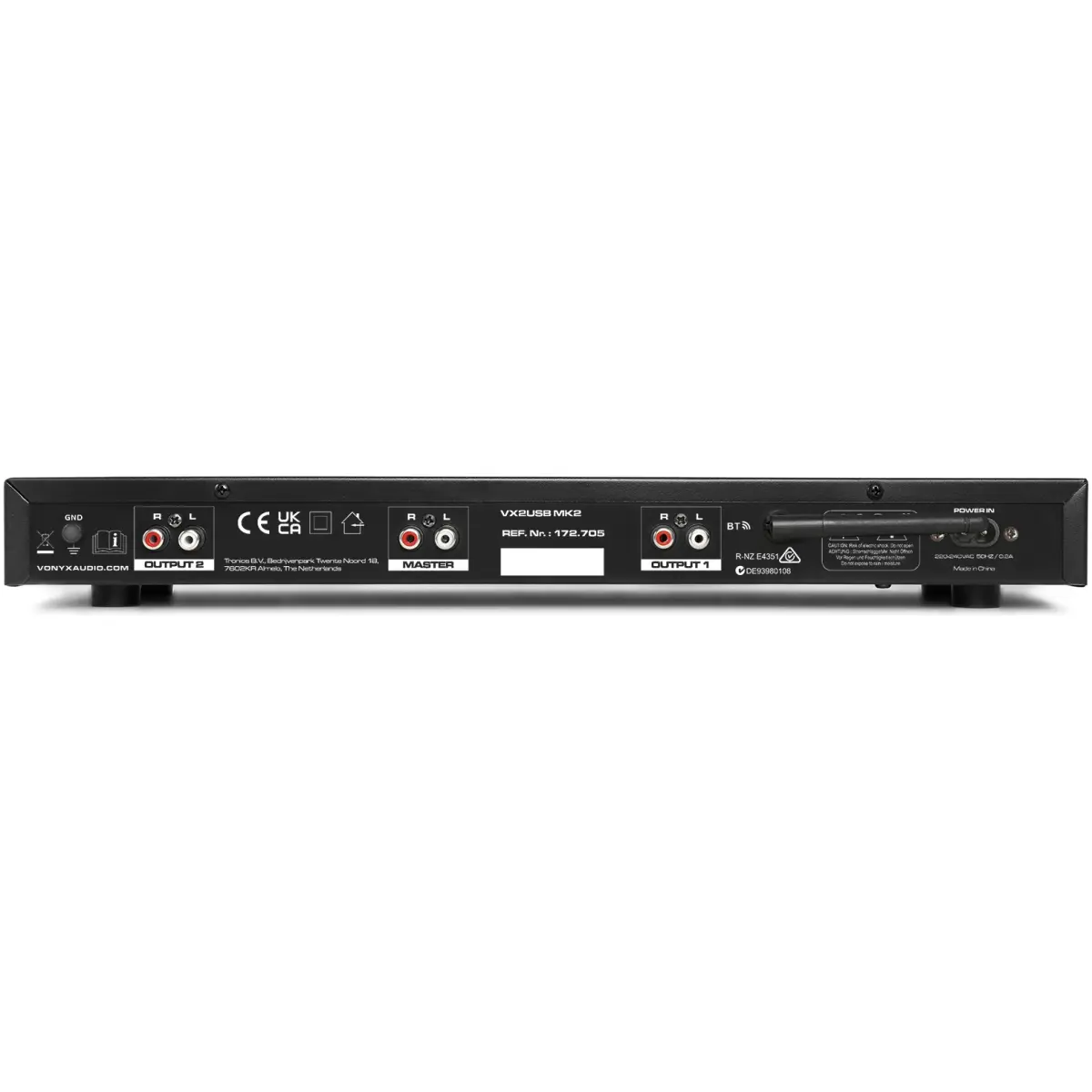 Vonyx VX2USB Dual Multimedia Audio Player Usb/sd/bt 1U - Image 3