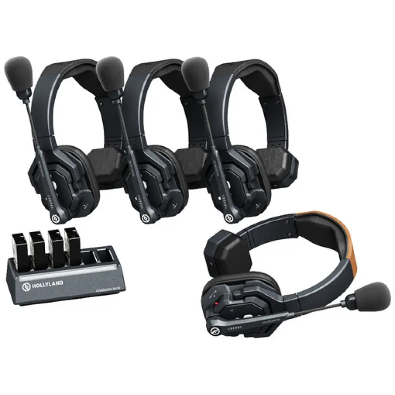 Hollyland Solidcom SE-4S Wireless 4-Person Noise Cancelling Headset Intercom