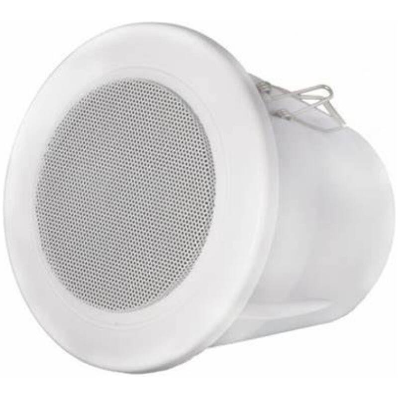 Audac AUA-AWP06/W SpringFit Waterproof Ceiling Speaker 8Ohm And 100V White Version