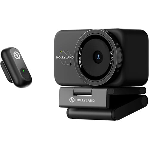 1763383101_1924790 Hollyland Lyra Streaming Combo - 4K UHD Webcam With Lark A1 TX Black - Image 1