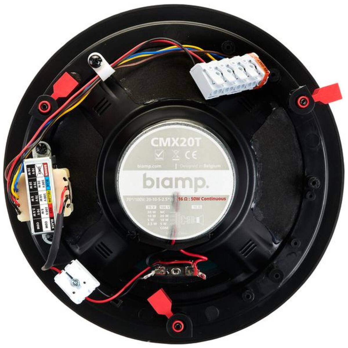 Biamp CMX20T Black 8" Two-Way Ceiling Loudspeaker - Image 3