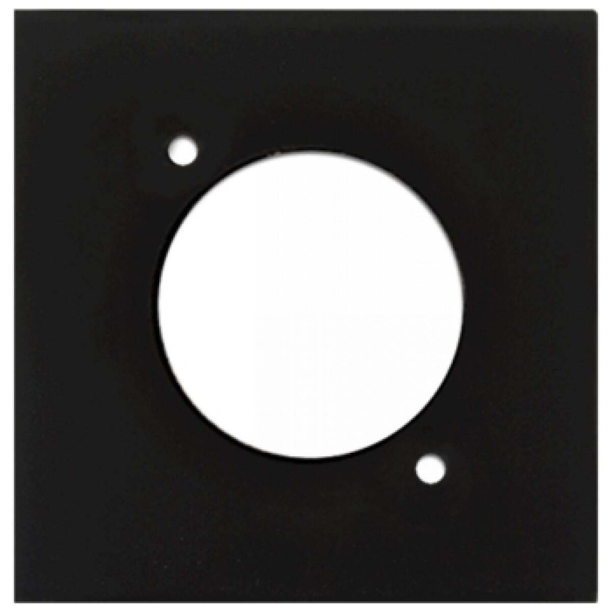 Audac AUA-CP45DSZ/B Connection Plate D-size 45 x 45 mm Black Version - Image 1