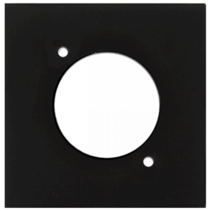 Audac AUA-CP45DSZ/B Connection Plate D-size 45 x 45 mm Black Version