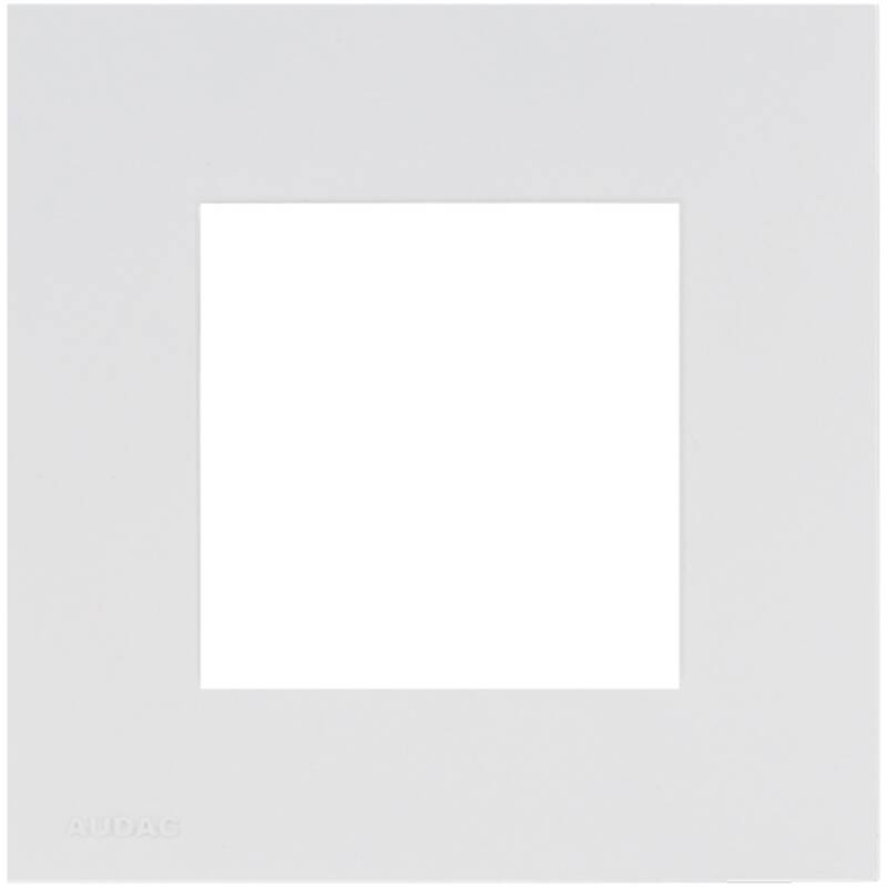 Audac AUA-CF45S/W Cover Frame Single 45 x 45 mm White Version