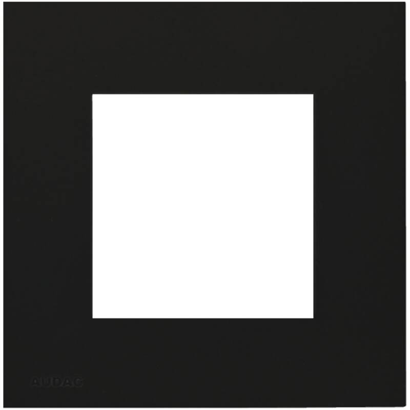 Audac AUA-CF45S/B Cover Frame Single 45 x 45 mm Black Version