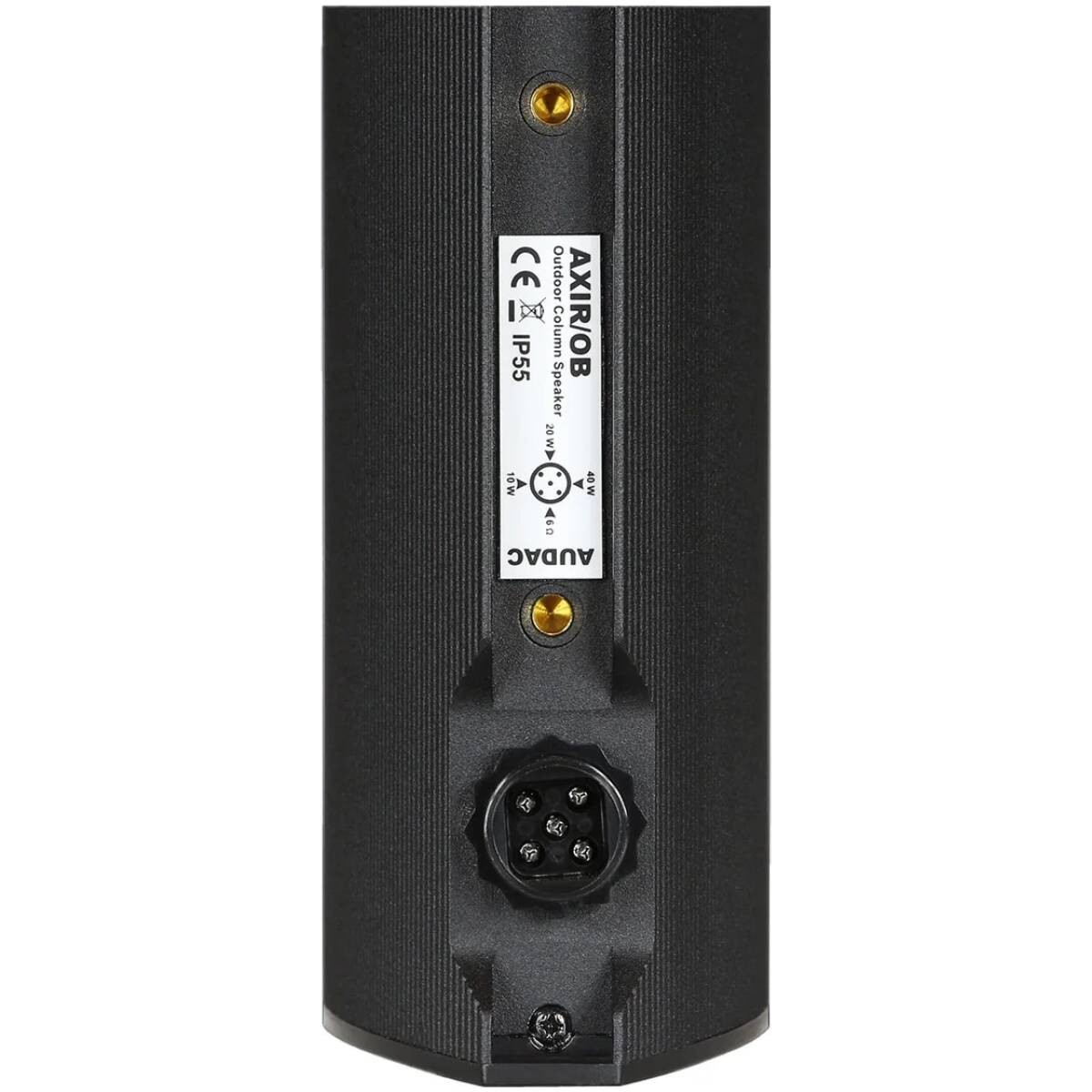 Audac AUA-AXIR/OB Outdoor Design Column Speaker 12 x 2 Black Version - Image 2
