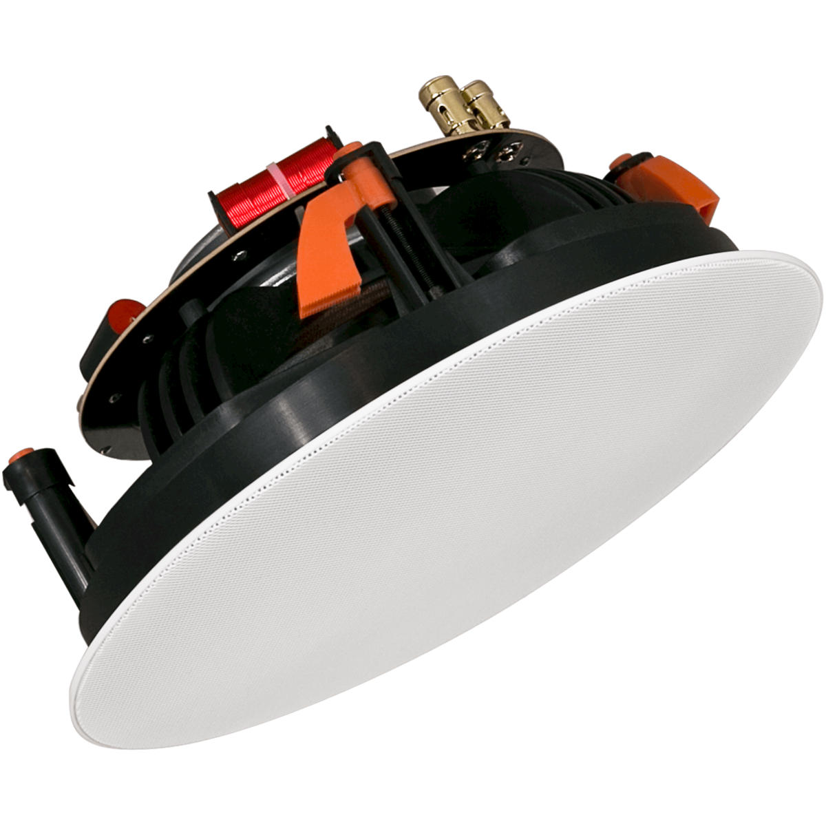 Audac AUA-CELO8I/W High-End 2-Way 8 Ceiling Speaker White Version-8Ohm (RAL9016+Logo) - Image 3