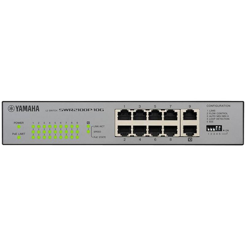 Yamaha SWR2100P-10G //E L2 PoE Network Switch