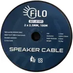 Filo RO2.5B Speaker Cable 2.5MM Black Round 100M - Image 2