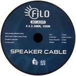 Filo RO2.5BX4 Speaker Cable 2.5MM Black 4 Core Round 100M - Image 2