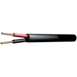 Filo RO2.5B Speaker Cable 2.5MM Black Round 100M