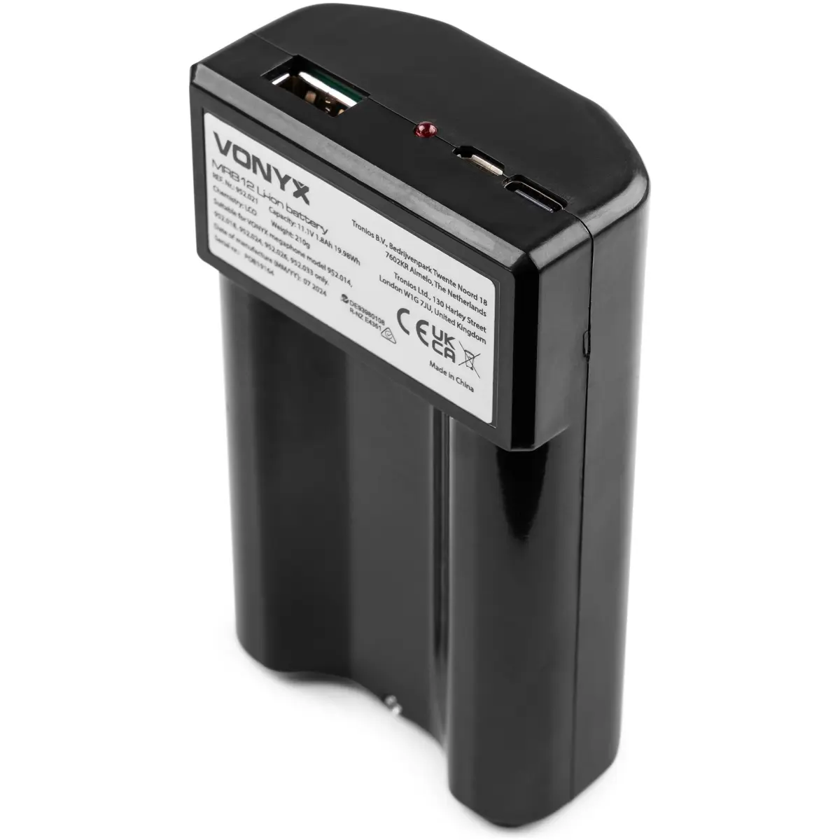Vonyx MRB12 Lithium - Ion Battery For MEG060 MEG065 MEG75 MEG90 And MEG120 - Image 3