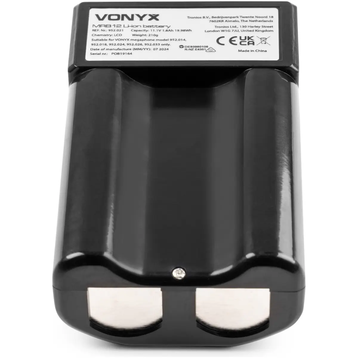 Vonyx MRB12 Lithium - Ion Battery For MEG060 MEG065 MEG75 MEG90 And MEG120 - Image 7