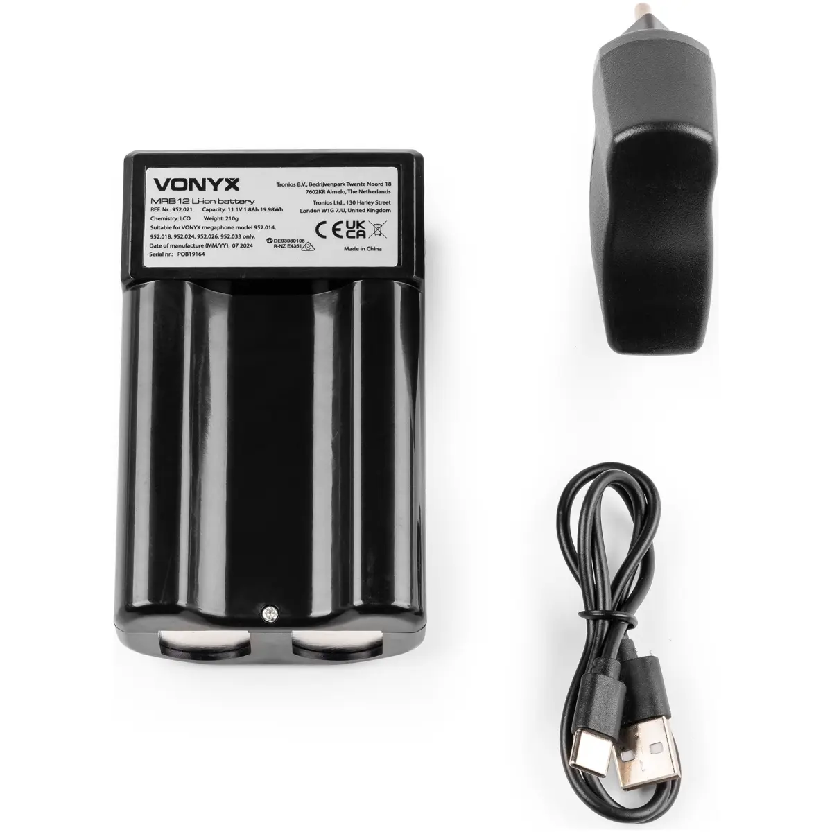 Vonyx MRB12 Lithium - Ion Battery For MEG060 MEG065 MEG75 MEG90 And MEG120 - Image 8