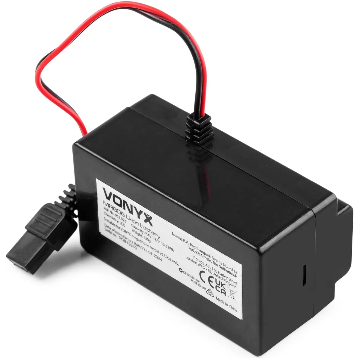 Vonyx MRB08 Lithium - Ion Battery For MEG045 - Image 3