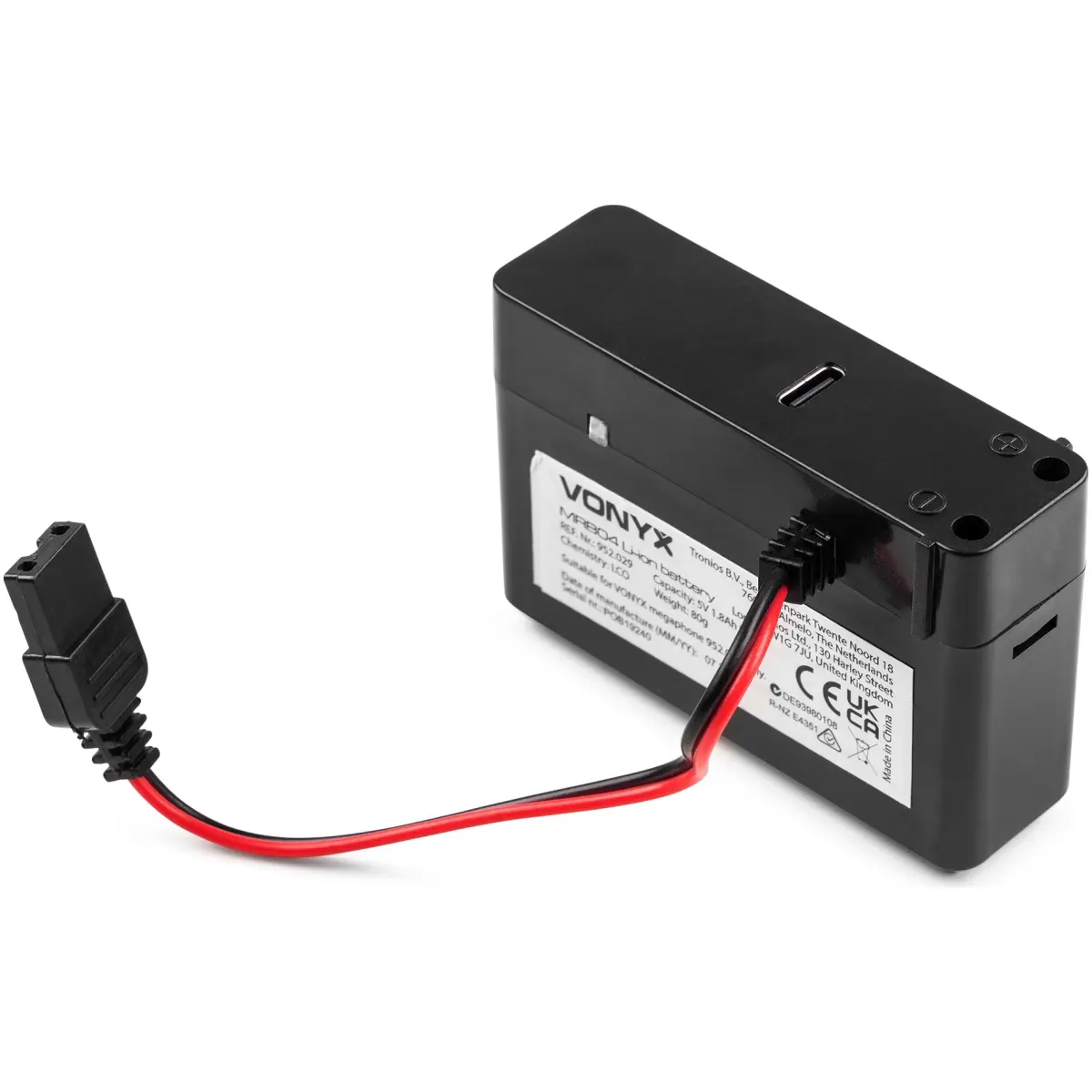 Vonyx MRB04 Lithium - Ion Battery For MEG025 - Image 3