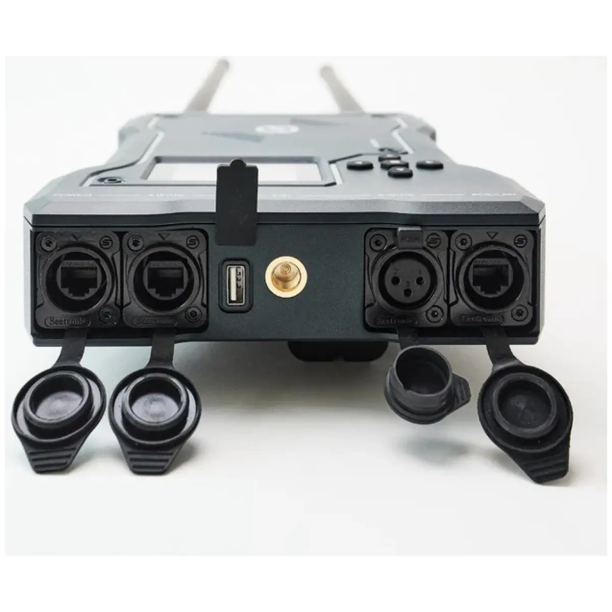 Hollyland Solidcom M1-4BP Full-Duplex Wireless Intercom Solution - Station  with 4 Beltpacks and LEMO Headsets - Image 2