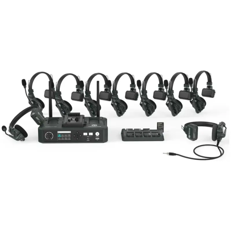 Hollyland Solidcom C1-8S Full-Duplex Wireless DECT Intercom System