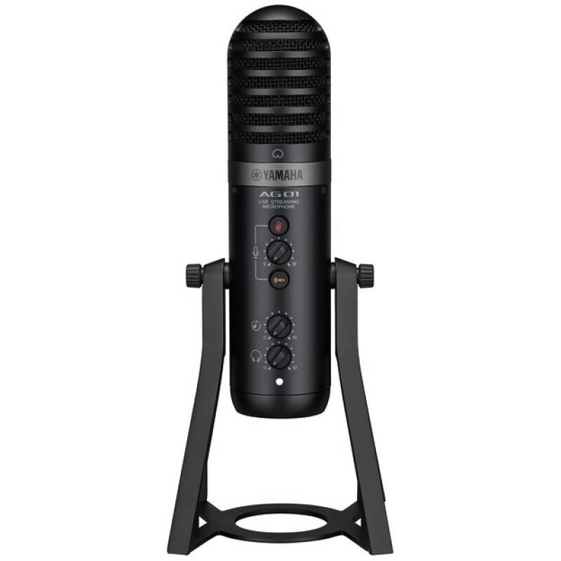 Yamaha AG01B Live Streaming USB Microphone (Black)