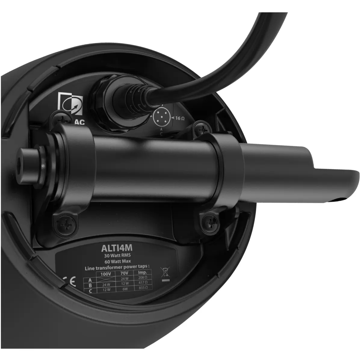 Audac ALTI4M 2-way 4" Design Surface Mount Loudspeakers Black - Image 4