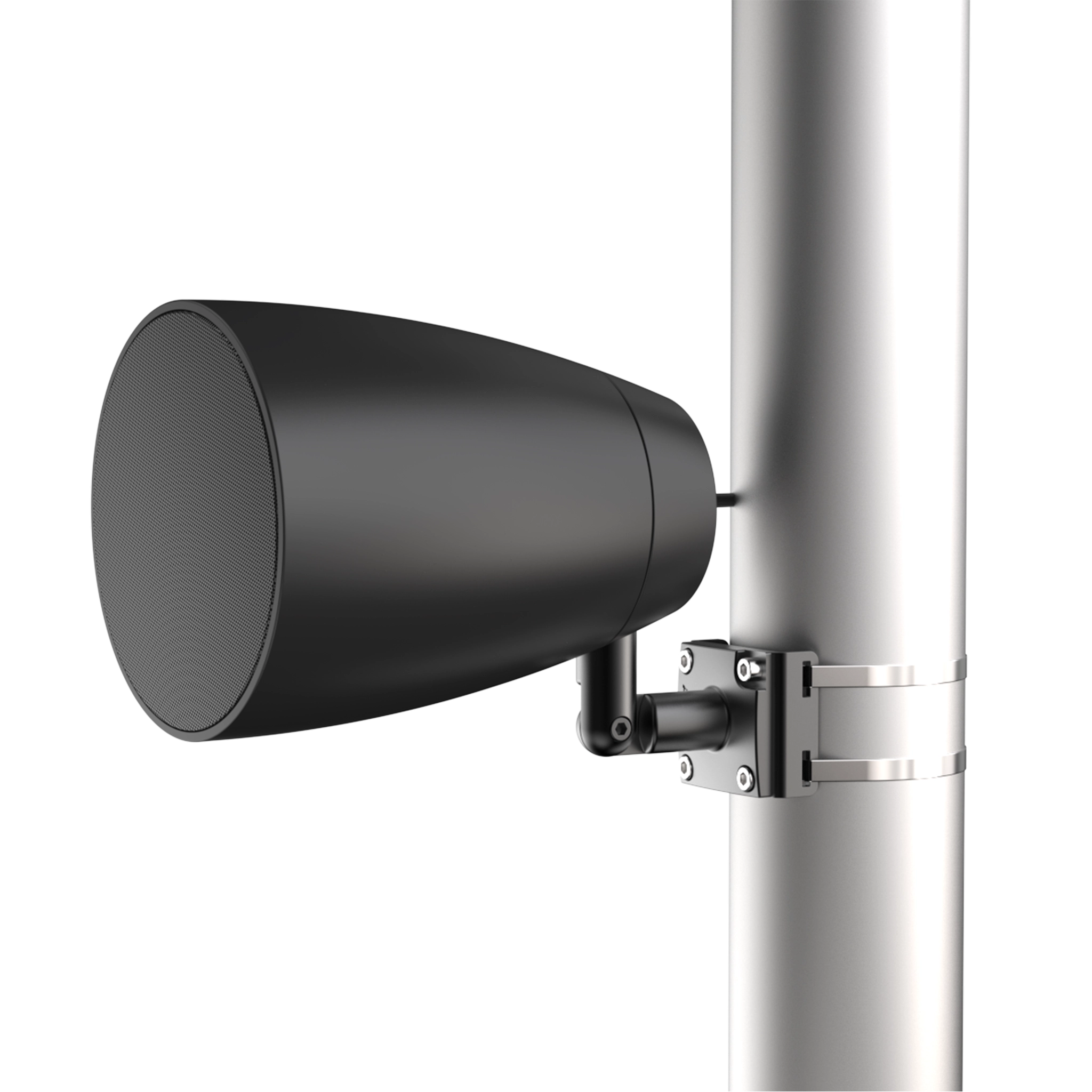 ALTIM-pole-mounting Audac MBK530 White Pole Mount Adapter For Outdoor Speaker - Image 1