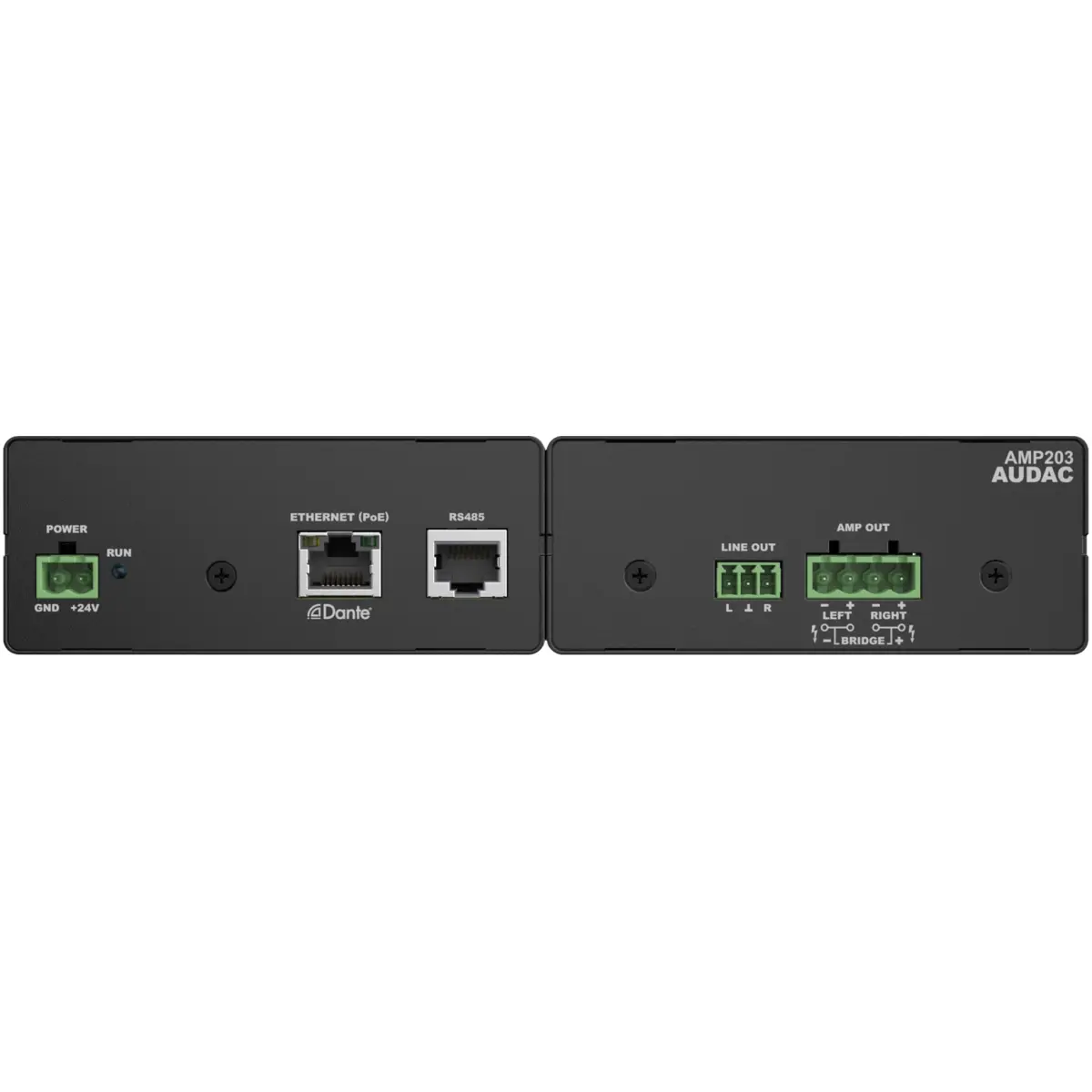Audac AMP203 Mini Stereo Amplifier - Image 2