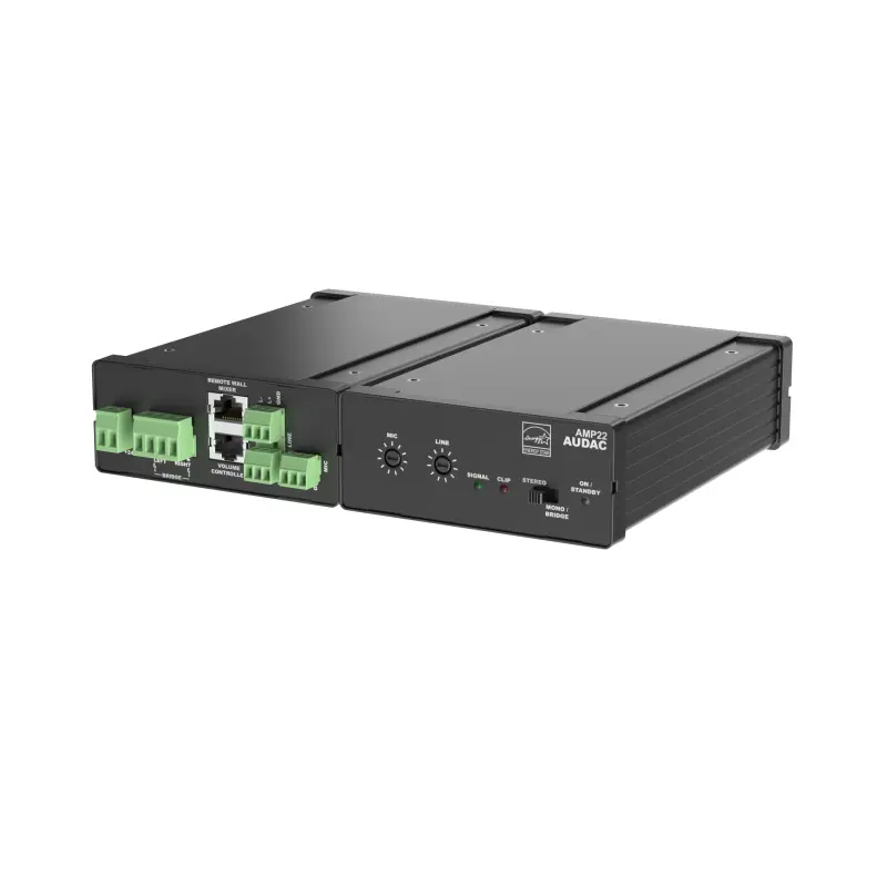 Audac AMP22 Mini Stereo Amplifier