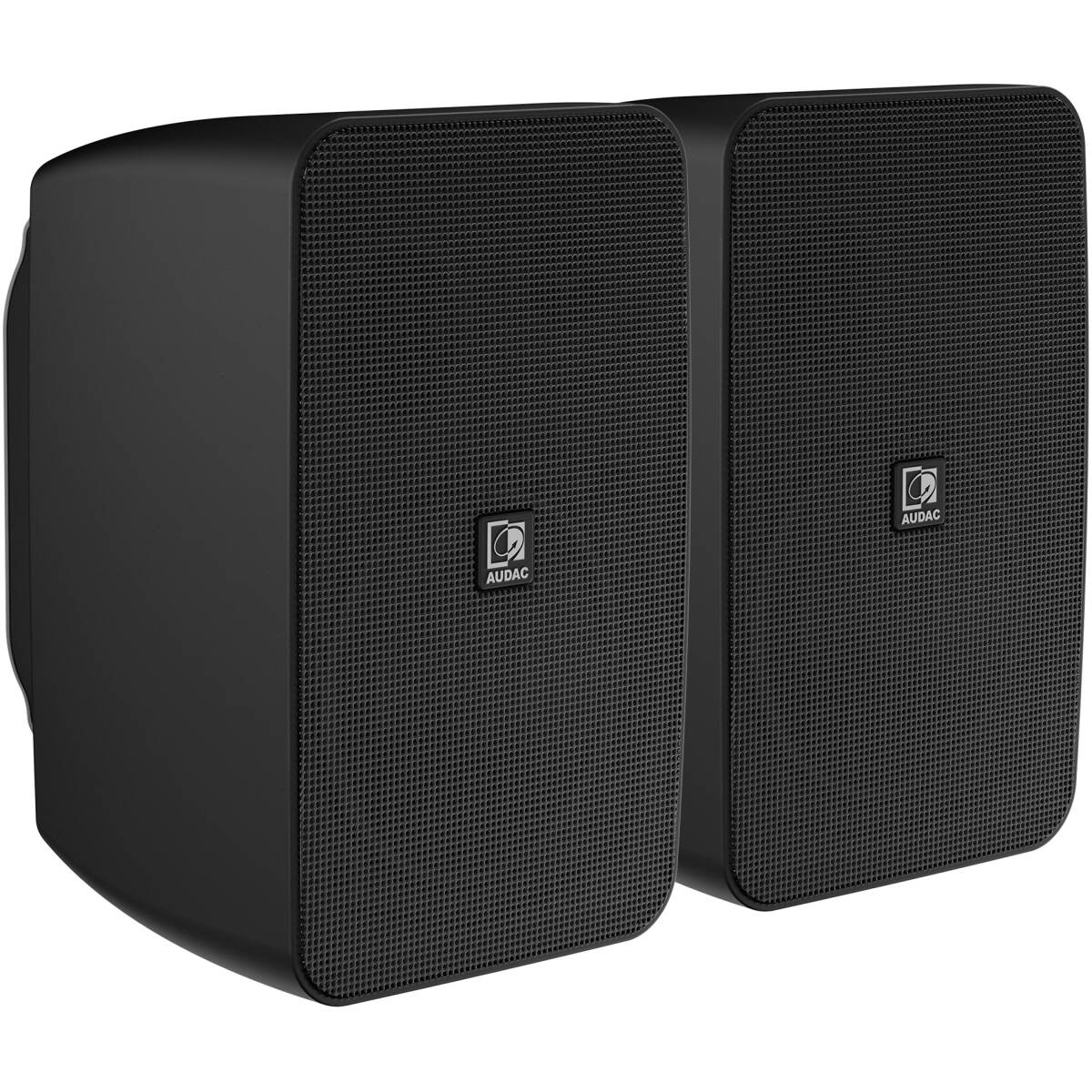 Audac AUA-ARES5A/B 2-Way Stereo Active Speaker System - 2 x 40W Black Version - Image 1