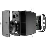 Audac AUA-ARES5A/B 2-Way Stereo Active Speaker System - 2 x 40W Black Version - Image 6