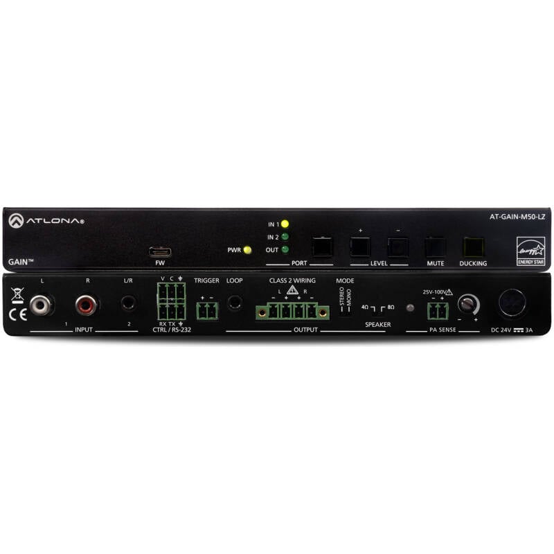 Atlona ATL-AT-GAIN-M50-LZ Mono Audio Amplifier