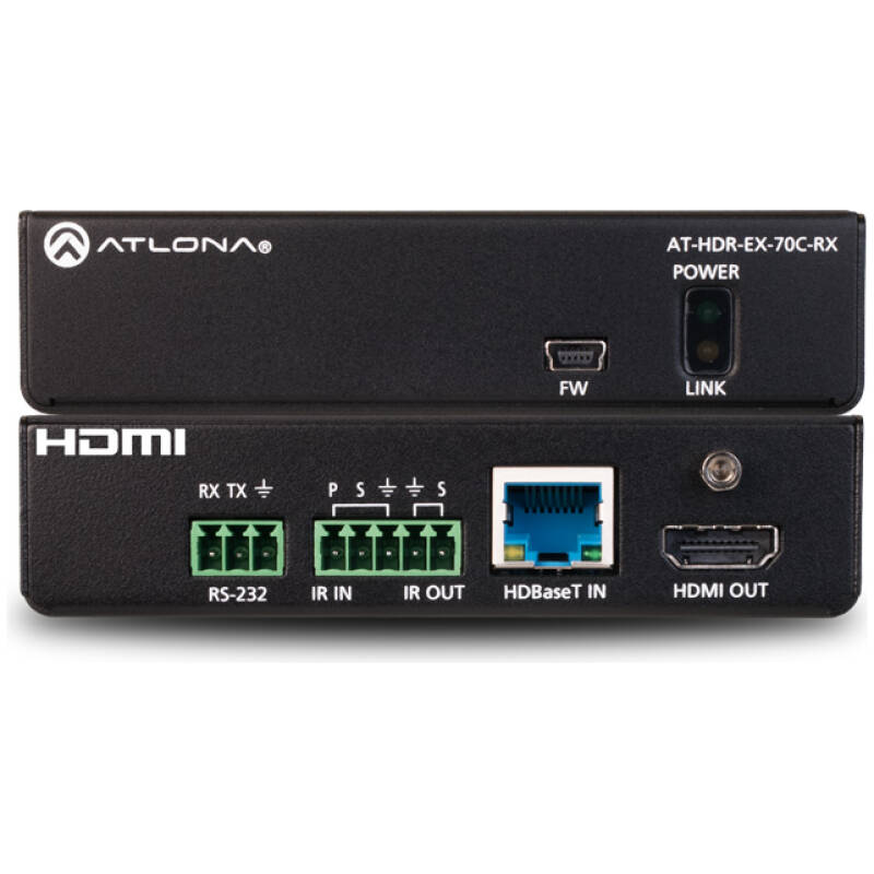 Atlona AT-HDR-EX-70C-RX: 4K HDR 40 M HDBaseT Receiver