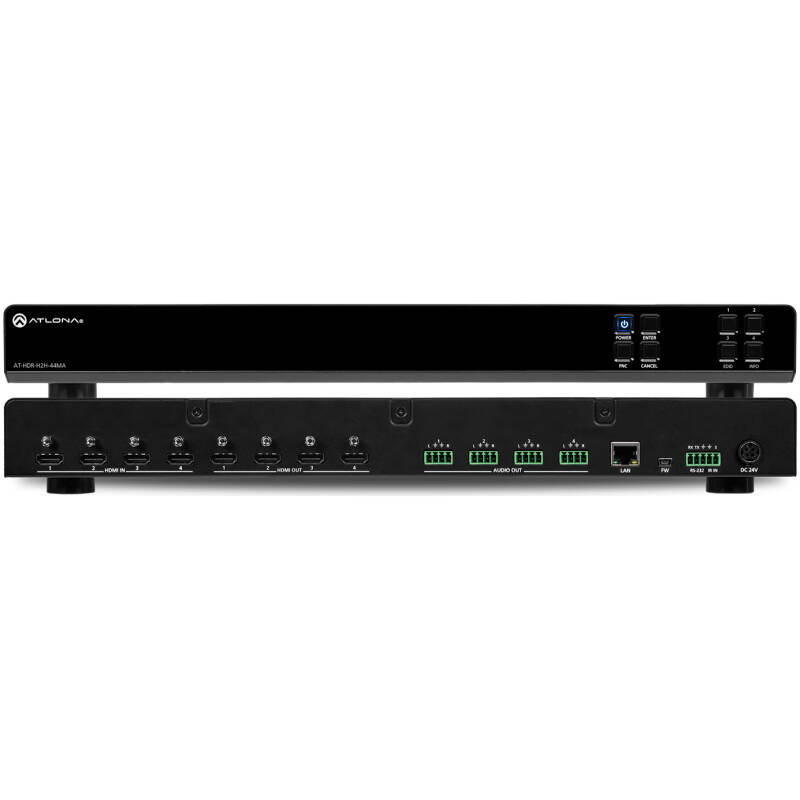 Atlona ATL-AT-HDR-H2H-44MA Matrix Switcher For HDMI Signals