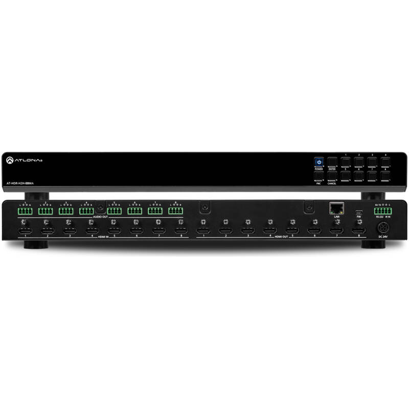 Atlona ATL-AT-HDR-H2H-88MA HDMI Matrix Switcher