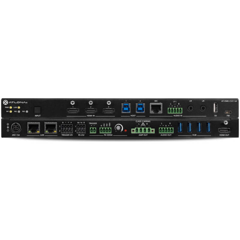 Atlona ATL-AT-OME-CS31-SA OMEGA 3-Input Switcher For USB-C