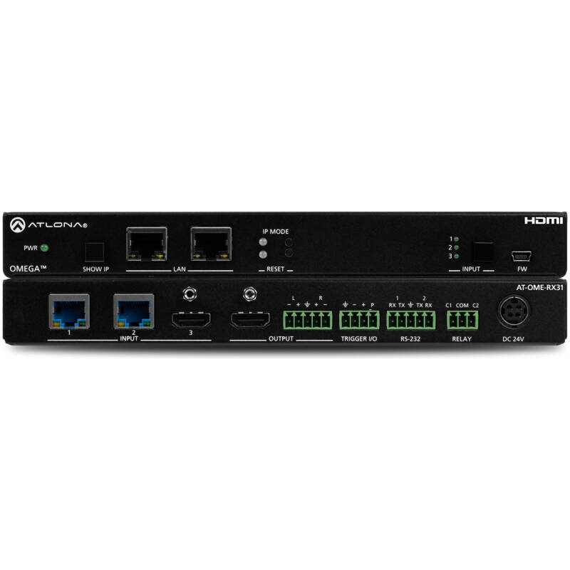 Atlona AT-OME-RX31 OMEGA HDBaseT Receiver With HDMI And Audio Outputs