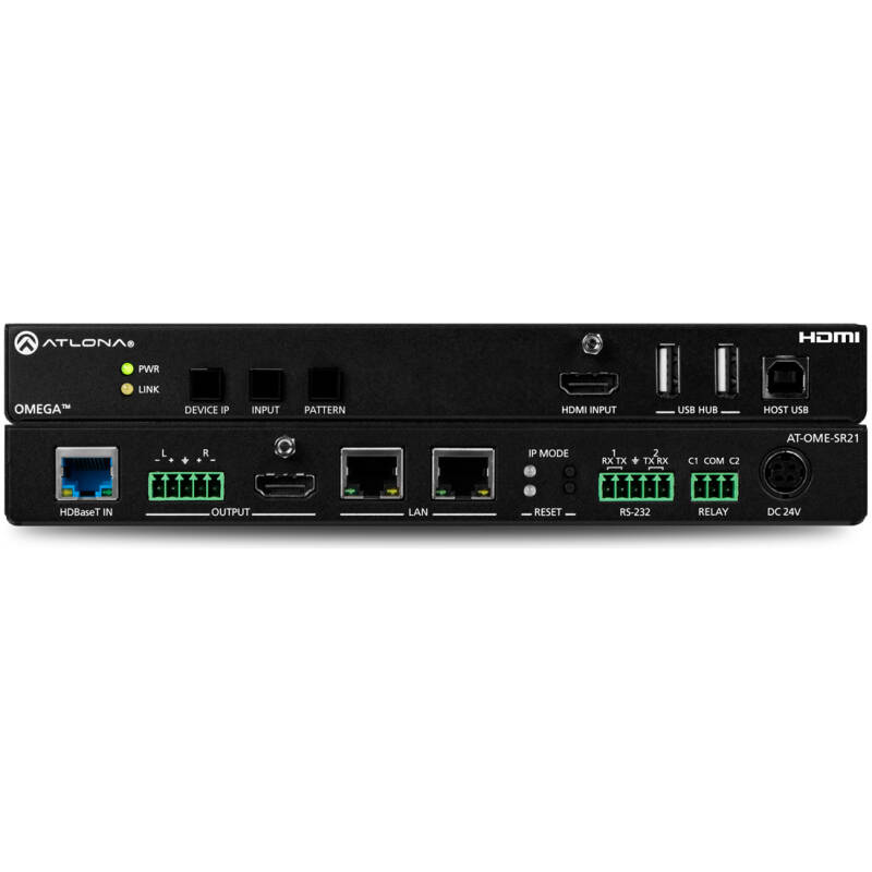 Atlona AT-OME-SR21 2×1 AV Switcher And HDBaseT Receiver