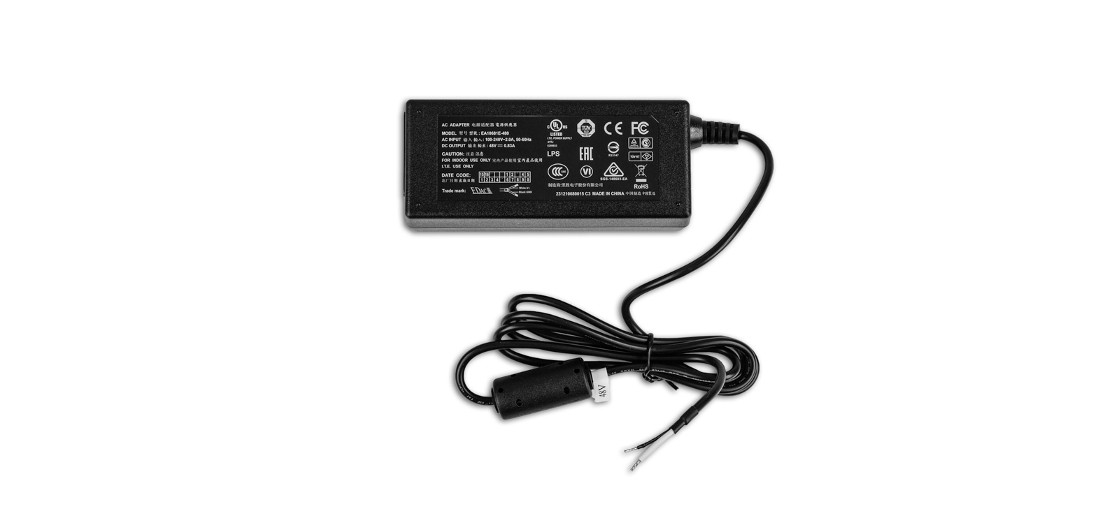 AT-PS-48083-C-1600x742 Atlona AT-PS-48083-C 48 Volt 0.83 Amp Power Supply - Image 1