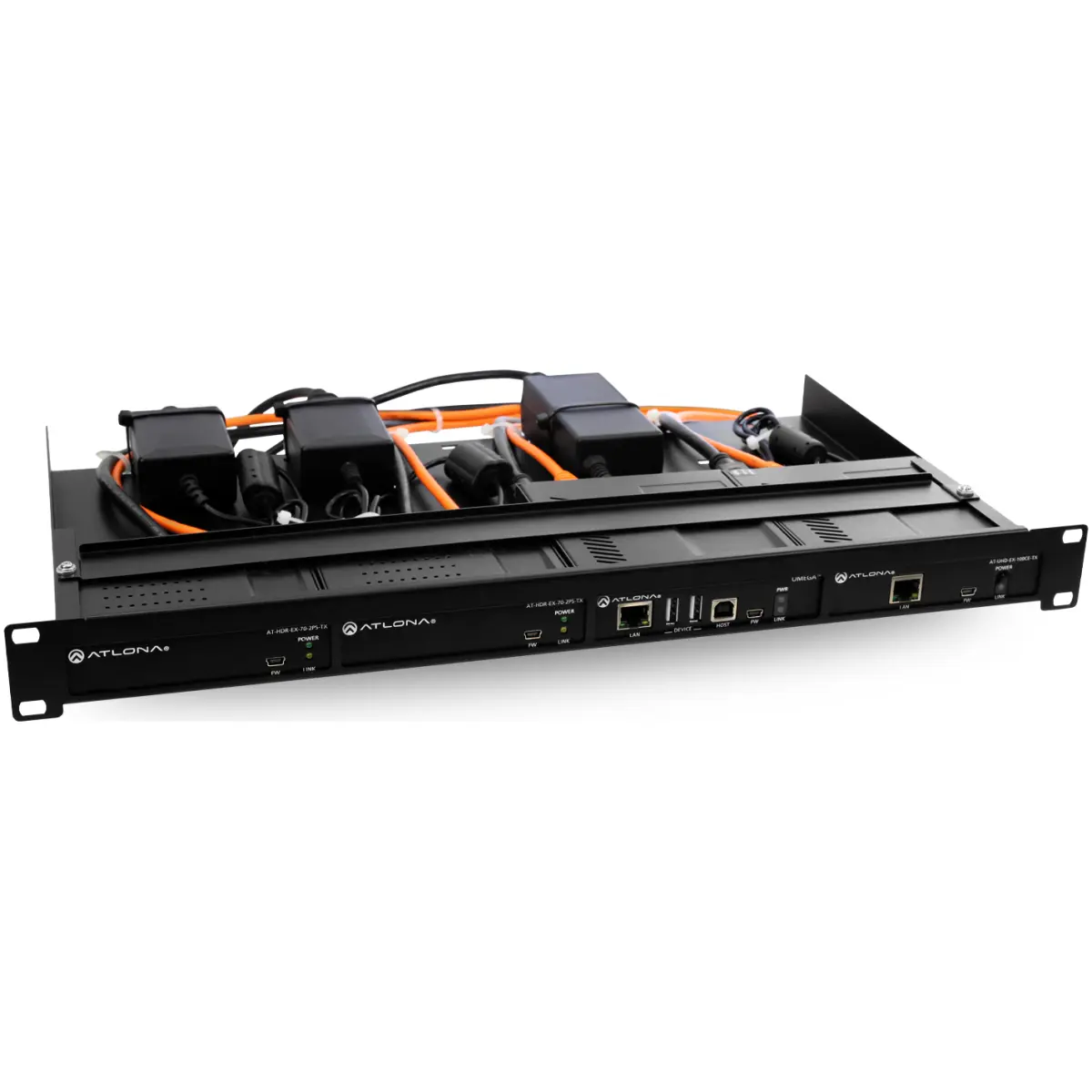Atlona AT-RACK-1RU-ME Multi-Extender 1RU Rack Shelf - Image 2